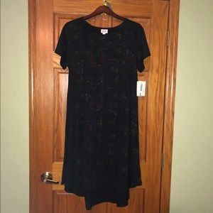 Large LuLaRoe Carly with Rainbow Pattern